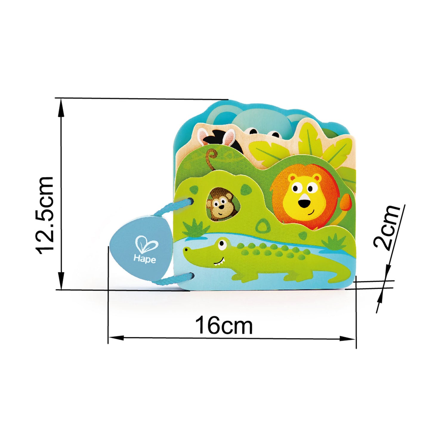 Baby's Wild Animal Book – Hape : Explorez le Monde Sauvage !