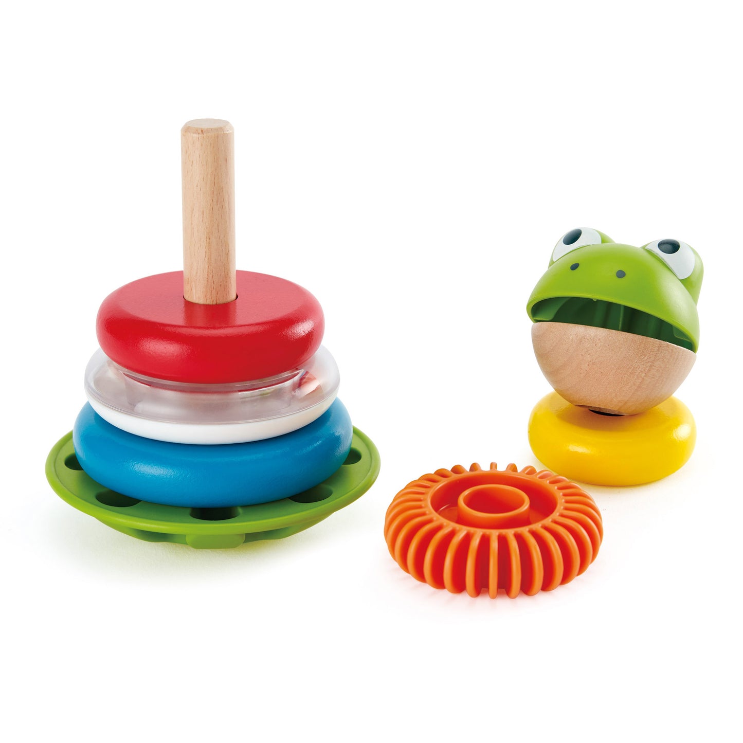 Mr. Frog Stacking Rings Planète des jouets hape casablanca maroc