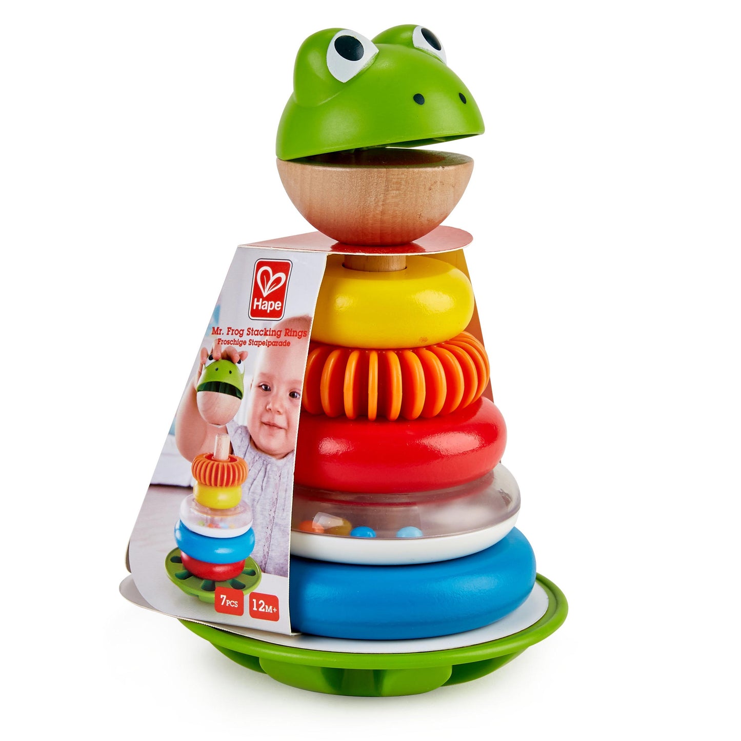 Mr. Frog Stacking Rings Planète des jouets hape casablanca maroc