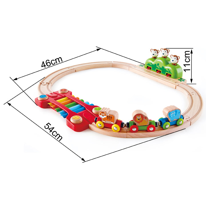 Music and Monkey Railway – Hape Disponible dès maintenant sur Planète des Jouets, livraison partout au Maroc. Offrez à votre enfant une aventure musicale et éducative qui le divertira sans fin !
