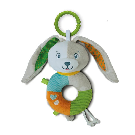 Le Hochet Lapin Clémentoni est un jouet d’éveil conçu pour captiver les tout-petits dès leurs premiers mois. Avec son design adorable, ses couleurs vives et ses fonctions interactives, ce hochet en forme de lapin stimule la curiosité et accompagne bébé dans son développement sensoriel et moteur.