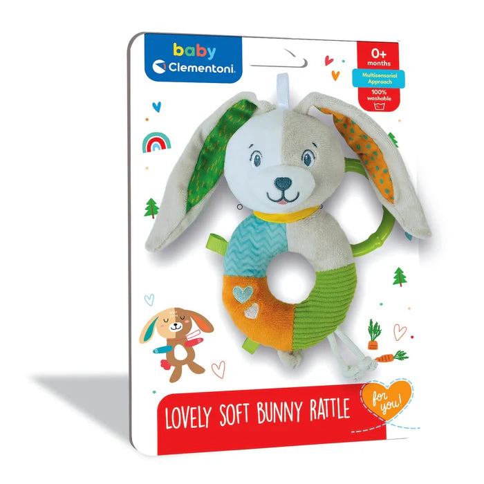 Le Hochet Lapin Clémentoni est un jouet d’éveil conçu pour captiver les tout-petits dès leurs premiers mois. Avec son design adorable, ses couleurs vives et ses fonctions interactives, ce hochet en forme de lapin stimule la curiosité et accompagne bébé dans son développement sensoriel et moteur.