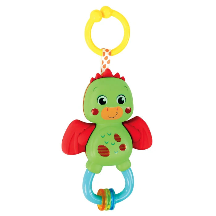 Le Rattle Dragon Clémentoni est un jouet d’éveil spécialement conçu pour stimuler les sens et captiver l’attention des tout-petits. Avec son design adorable, ses couleurs vives et ses fonctions amusantes, ce hochet en forme de dragon devient rapidement le compagnon préféré des bébés.