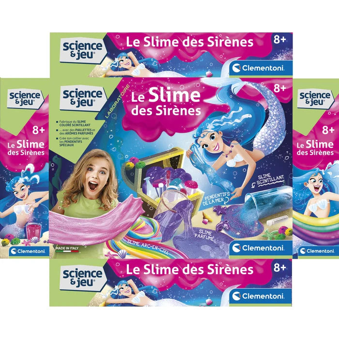 Le Slime Scintillant des Sirènes de Clémentoni Disponible dès maintenant sur Planète des Jouets, avec livraison rapide dans toutes les régions du Maroc.