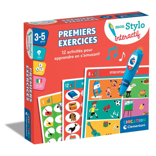 Le Stylo Interactif - Premiers Exercices de Clémentoni  Disponible dès maintenant sur Planète des Jouets, avec livraison rapide dans toutes les régions du Maroc.