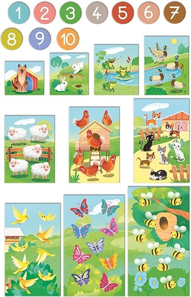 Le jeu éducatif Les Nombres de 1 à 10 de Clémentoni Disponible dès maintenant sur Planète des Jouets, avec livraison rapide dans toutes les régions du Maroc.