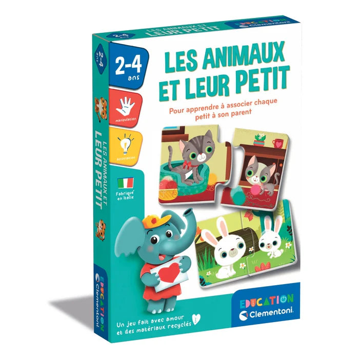 clémentoni planète des jouets les animaux et leur petit