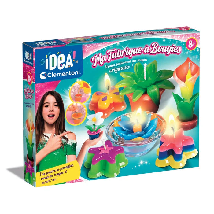 Le kit Ma Fabrique à Bougies de Clémentoni  Disponible dès maintenant sur Planète des Jouets, avec livraison rapide dans toutes les régions du Maroc.