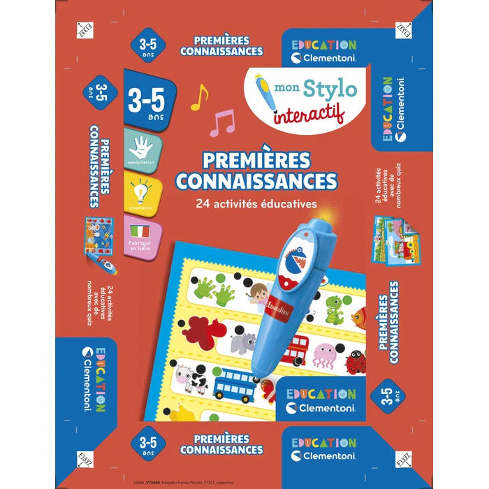 Mon Stylo Premières Connaissances de Clémentoni est Disponible dès maintenant sur Planète des Jouets, avec livraison rapide dans toutes les régions du Maroc.