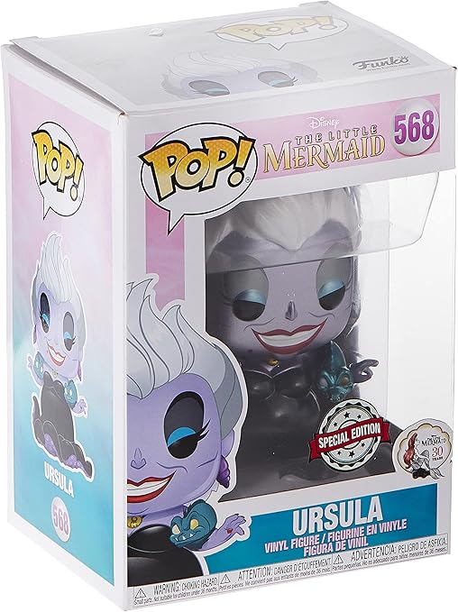Figurine Funko POP! Disney: The Little Mermaid - Ursula with Eels (Metallic) (Exclusive) : La Reine des Profondeurs
