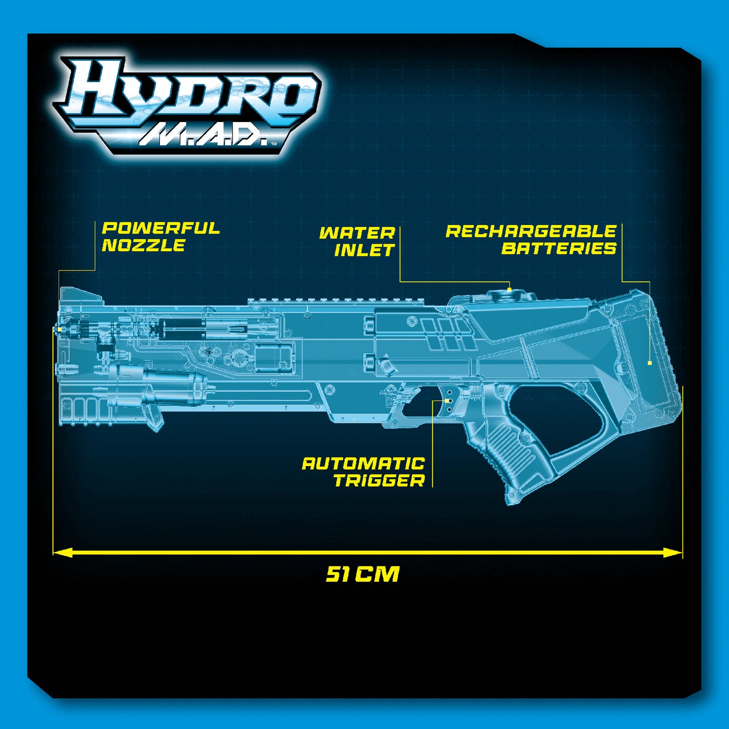 Le Pistolet Hydro Mad de Silverlit Disponible dès maintenant sur Planète des Jouets, avec livraison rapide dans toutes les régions du Maroc.