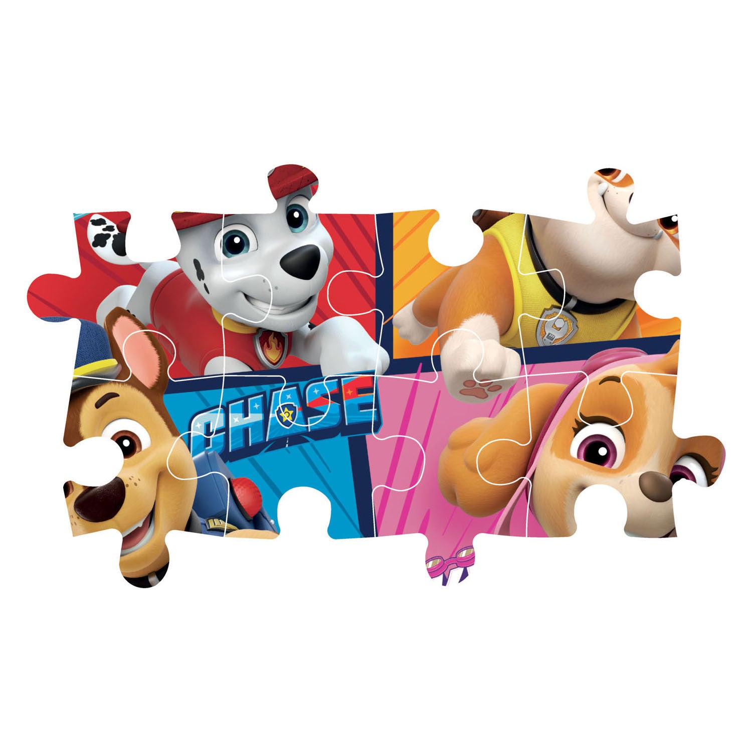 Puzzle SuperColor 24 Pièces Maxi – Paw Patrol – Clémentoni Disponible dès maintenant sur Planète des Jouets, avec livraison partout au Maroc ! Offrez à votre enfant un voyage amusant dans l'univers de Paw Patrol avec ce puzzle coloré !