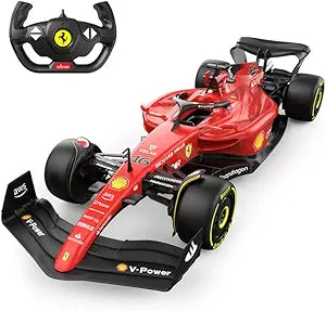 Découvrez la Rastar RC 1:12 Ferrari F1-75, une réplique télécommandée fidèle et impressionnante de la célèbre monoplace de Formule 1. Avec son design emblématique et ses fonctionnalités avancées, ce modèle est parfait pour les passionnés de course et les amateurs de Ferrari.