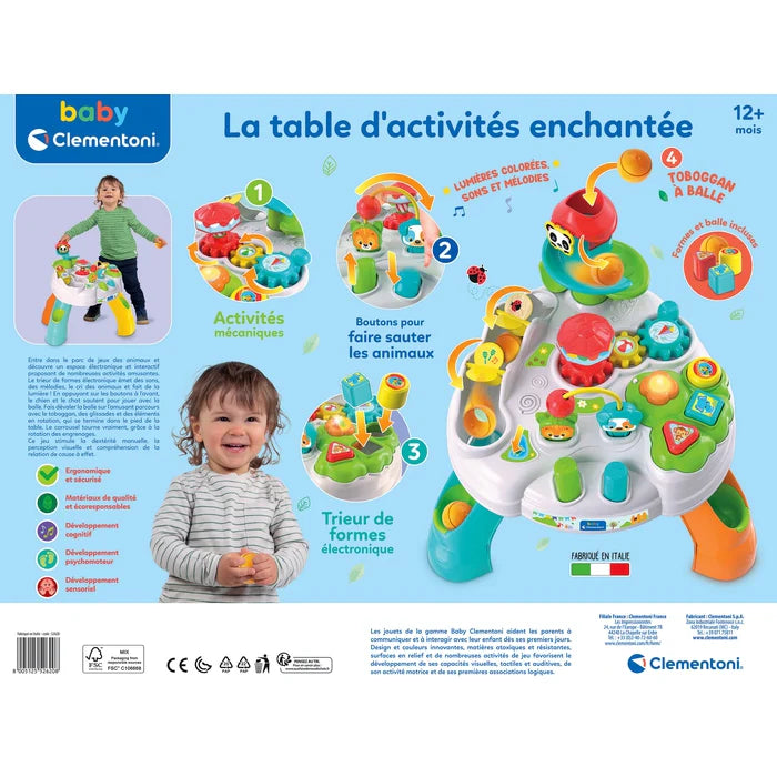 La Table d'Activité Enchantée Clémentoni – Éveil et Amusement pour les Tout-Petits !