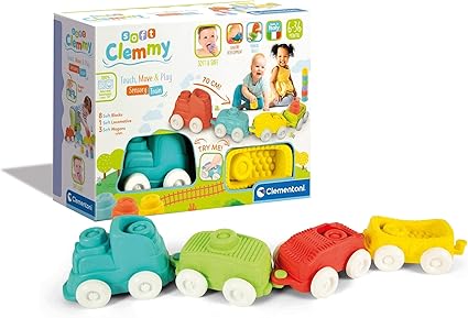 Le Soft Clemmy - Train Sensoriel de Clémentoni est Disponible dès maintenant sur Planète des Jouets, avec livraison rapide dans toutes les régions du Maroc.