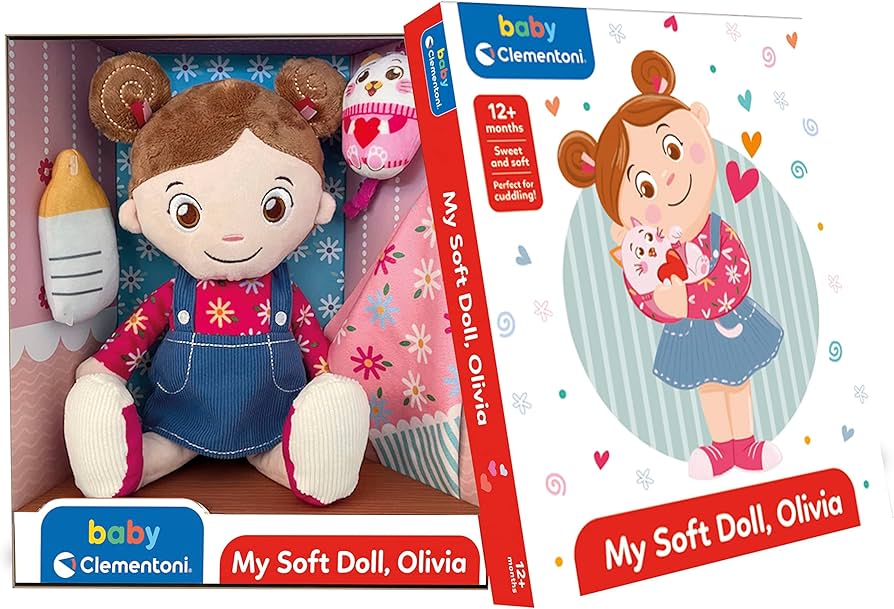 Soft Doll – Clémentoni Disponible dès maintenant sur Planète des Jouets, livraison partout au Maroc. Offrez à votre enfant une poupée douce et aimante qui deviendra vite son compagnon préféré !