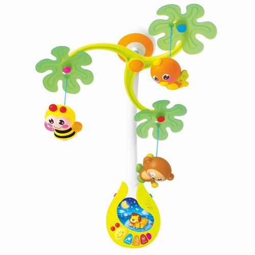 Infant Developmental Mobile – HOLA Disponible dès maintenant sur Planète des Jouets, livraison partout au Maroc. Offrez à votre bébé un compagnon éducatif et apaisant pour un développement harmonieux !