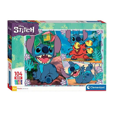 Assemblez l’amitié et l’aventure avec le Puzzle Super Color Maxi Disney Stitch de Clementoni, disponible sur Planète des Jouets ! Disponible dès maintenant sur Planète des Jouets, avec livraison dans toutes les régions du Maroc !