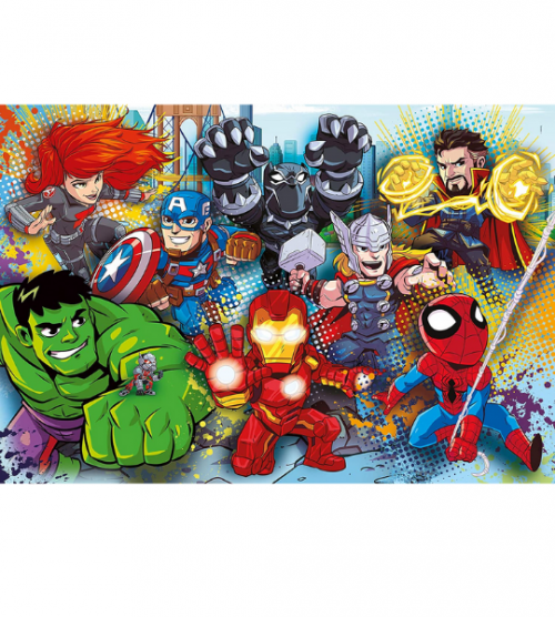 puzzles 60 SUPER HERO ADVENTURE Clémentoni planète des jouets casablanca maroc